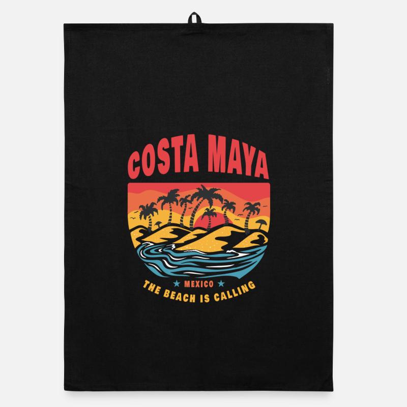 Costa Maya Mexiko Beach Organic Geschirrtuch