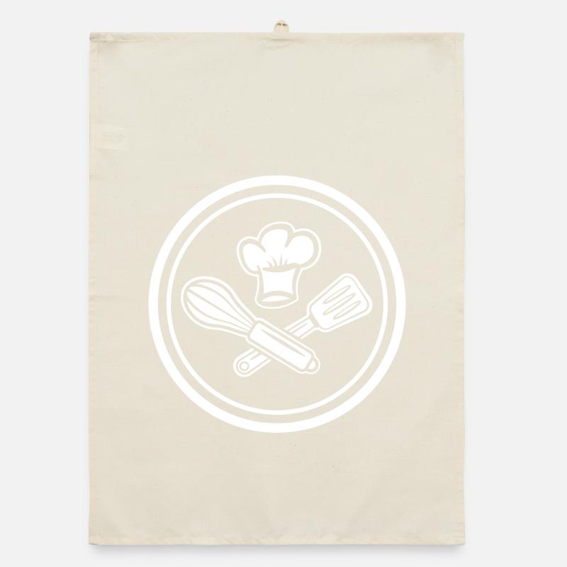 Logo simple pour que les chefs conçoivent eux-mêmes Torchon bio