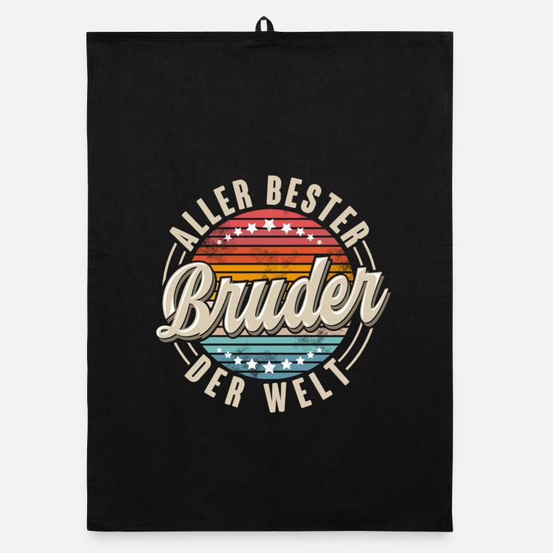 Aller Bester Bruder Der Welt. Organic Geschirrtuch
