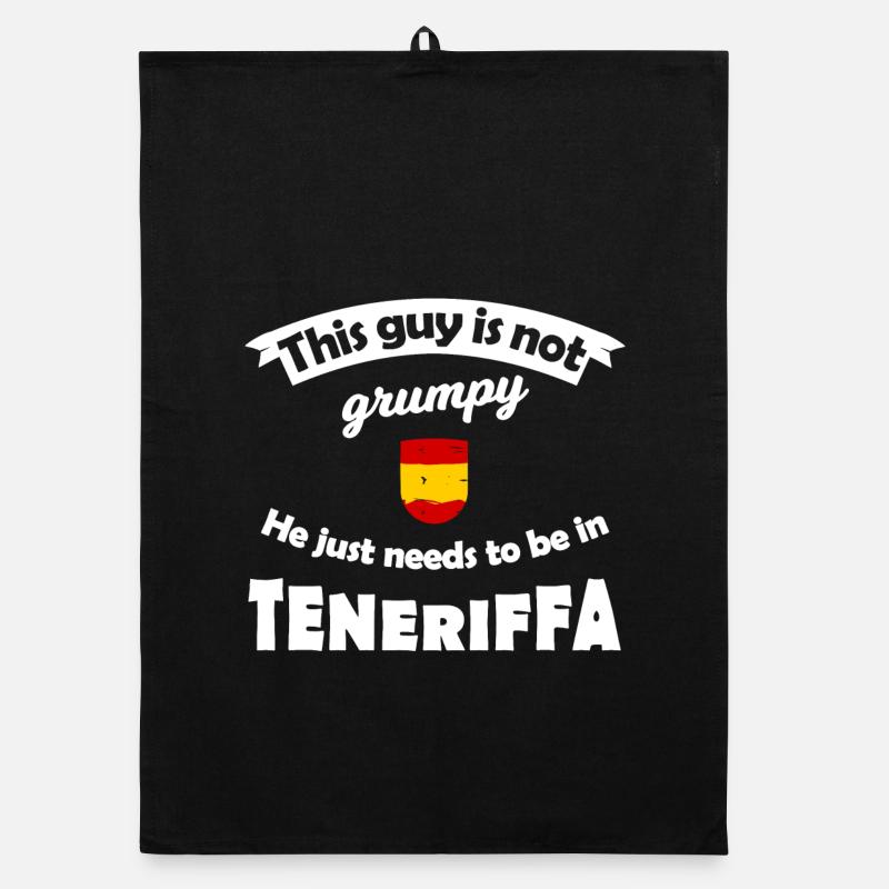 Teneriffa Fans Organic Geschirrtuch