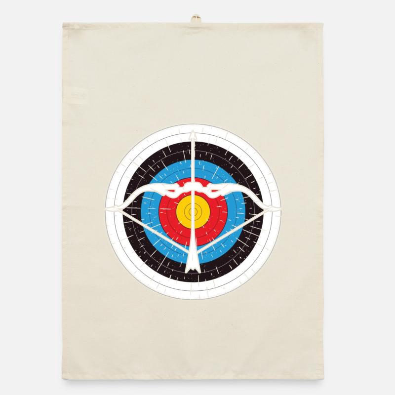 Archery, Archery, Archery Organic dish towel