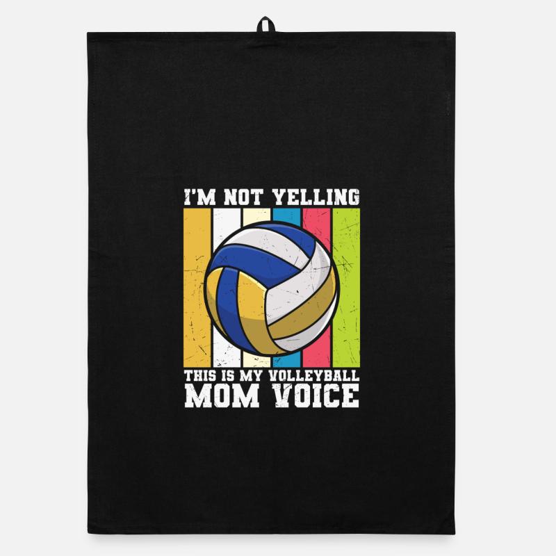 C’est ma voix de maman de volleyball Torchon bio