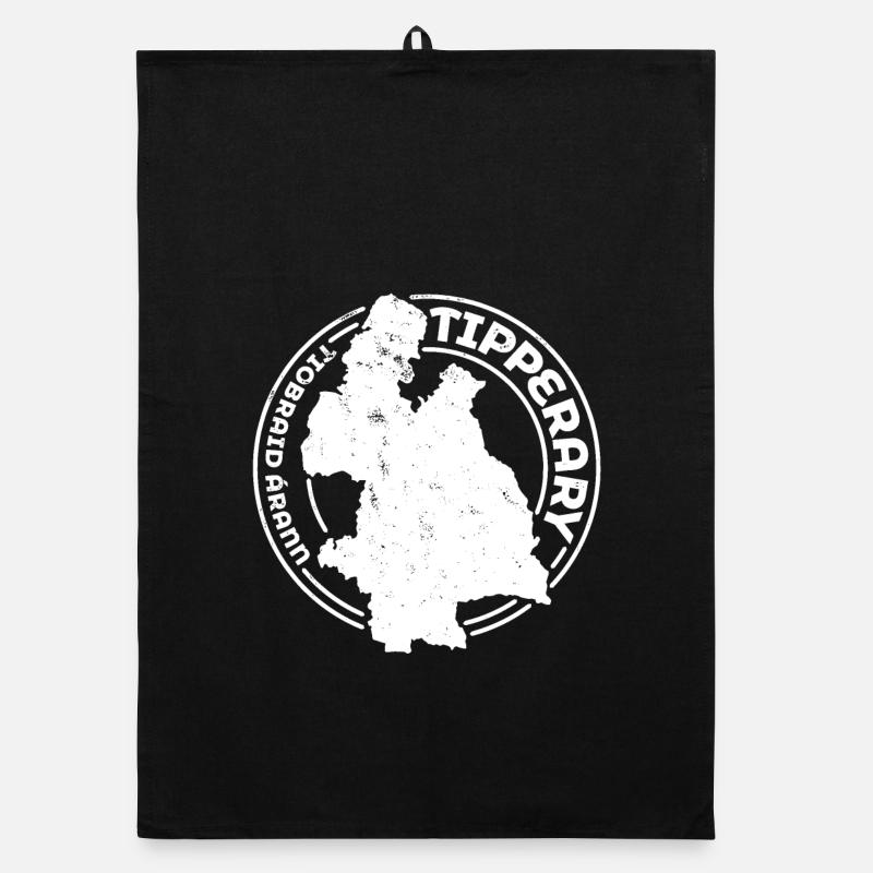 Comté de Tipperary Irlande | Timbre de contour de carte Torchon bio