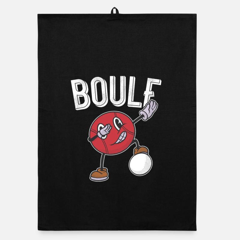 Tenue de pétanque boule pour boule bouler Torchon bio
