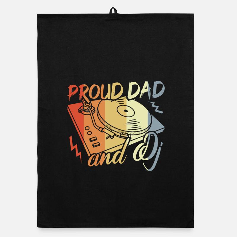Diskjockey Papa Organic Geschirrtuch