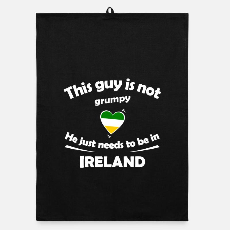 Holidays in Ireland Organic dish towel