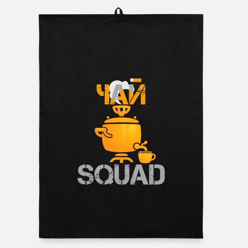 TEE SQUAD Cadeau russe Torchon bio