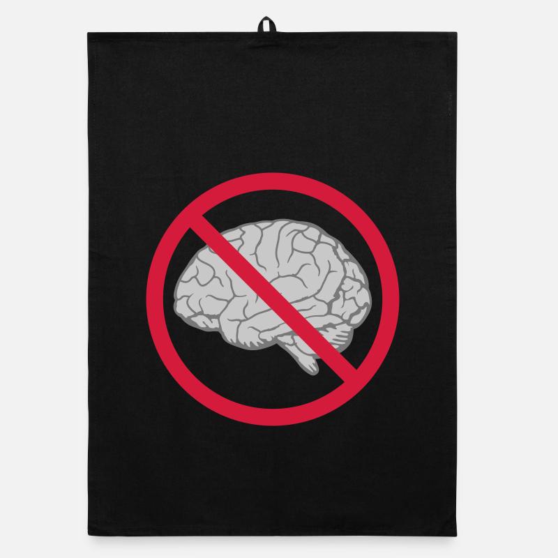 Brain Forbidden Shield Organic dish towel
