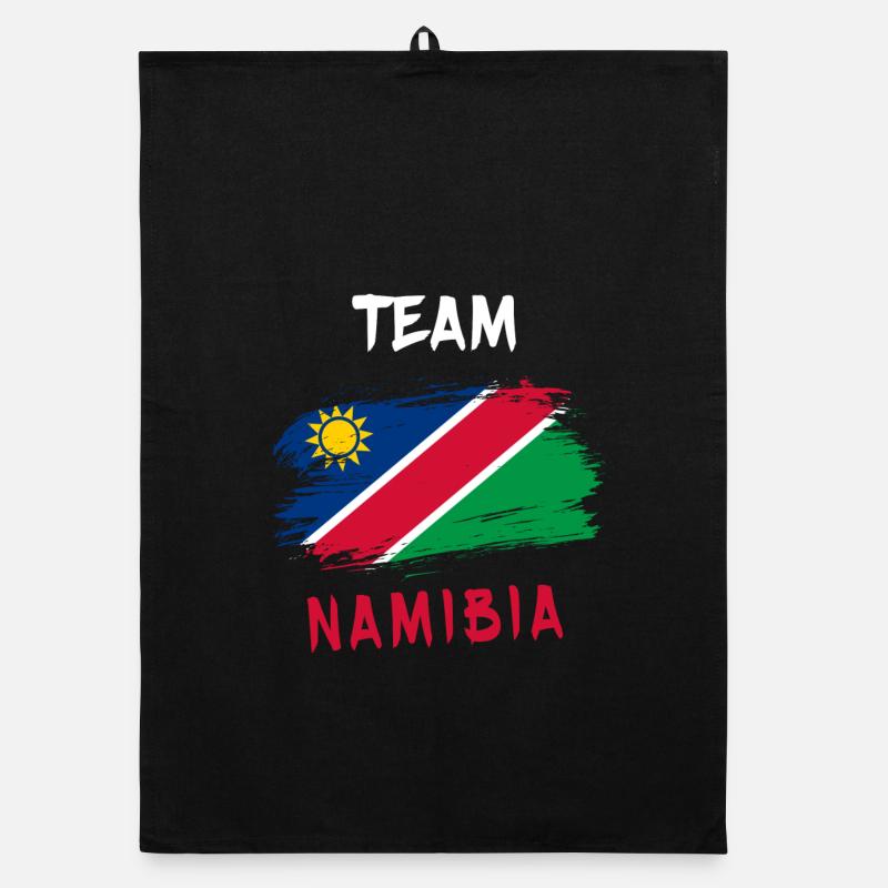 Namibia Flag Design Team Organic dish towel