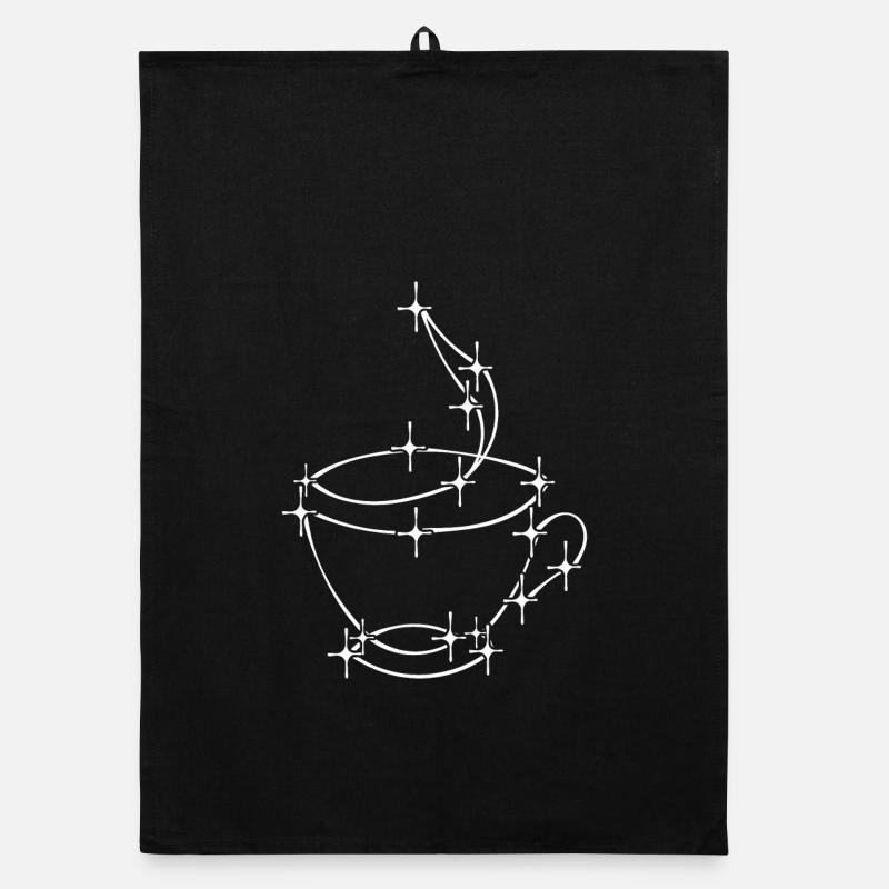 Koffein Kaffeetasse Kaffeeliebhaber Kaffeetrinker Organic Geschirrtuch