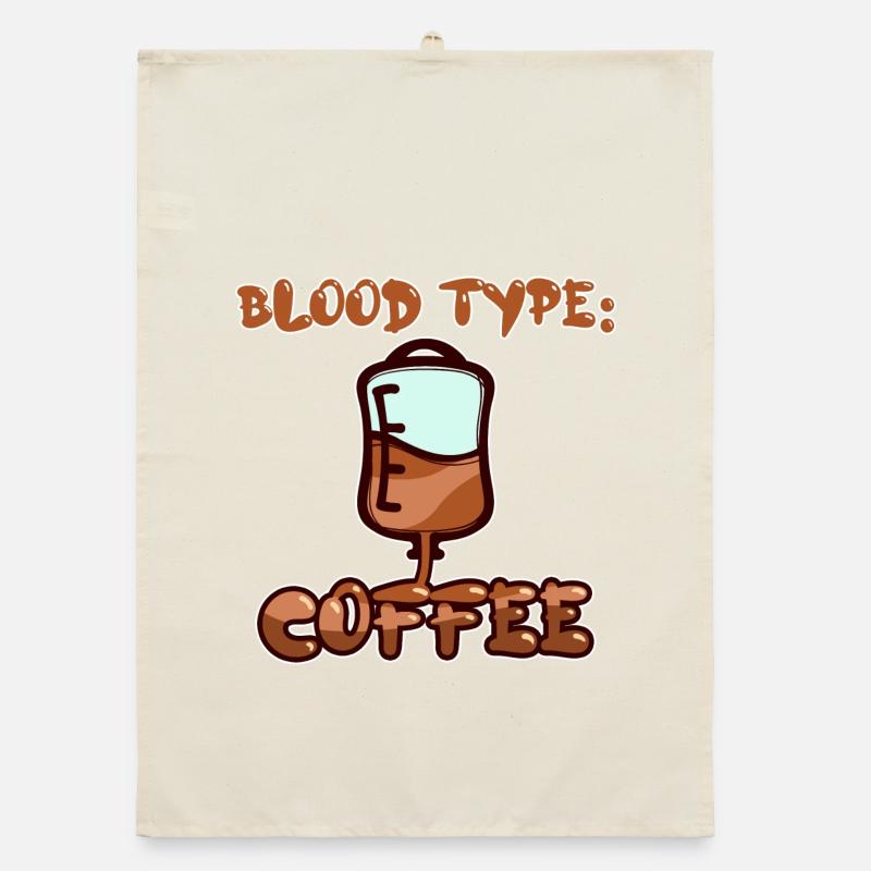 Koffein Humorvoll Kaffee Statement Kaffeetrinker Organic Geschirrtuch