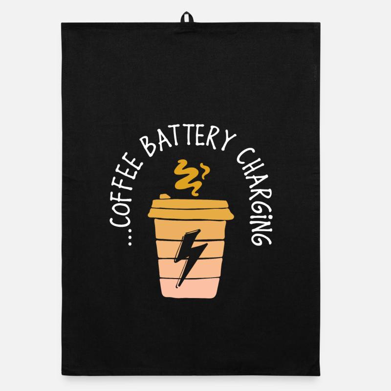 Kaffeeliebhaber Kaffee Statement Kaffeetrinker Organic Geschirrtuch
