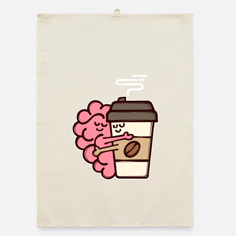 Coffee Drinking Coffee Beans Coffee Lovers Organic dish towel