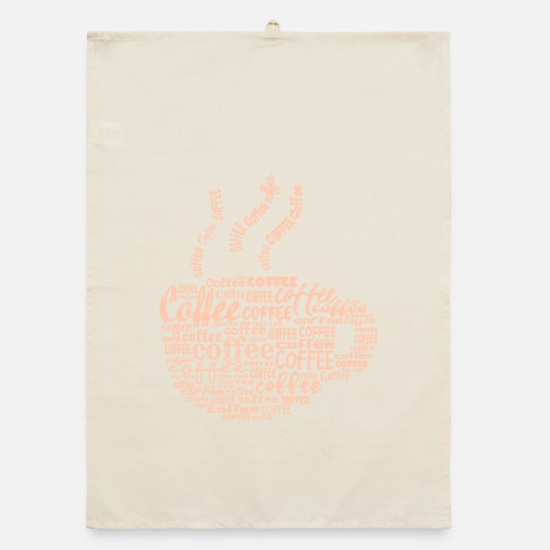 Kaffeeliebhaber Kaffee Spruch Kaffeetrinker Organic Geschirrtuch