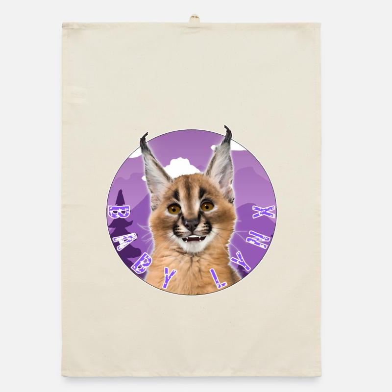 Chat Bébé Lynx Torchon bio