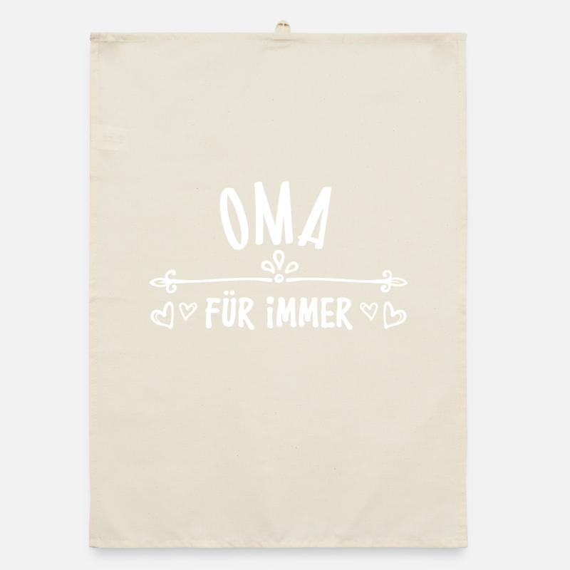 Oma Statement Rentnerin Großmutter Alles Gute Organic Geschirrtuch