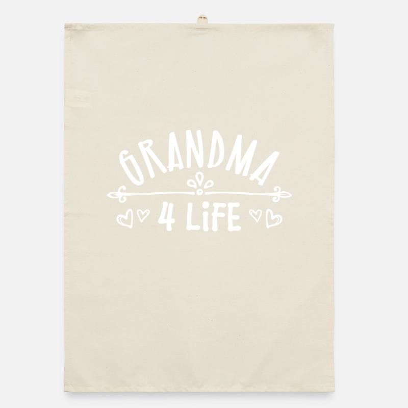 Großmama Seniorin Großmutter Oma Statement Organic Geschirrtuch