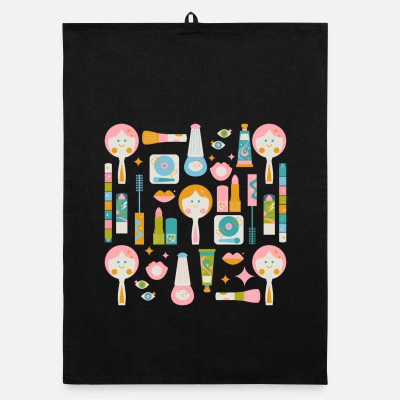 disco make up revival Organic dish towel