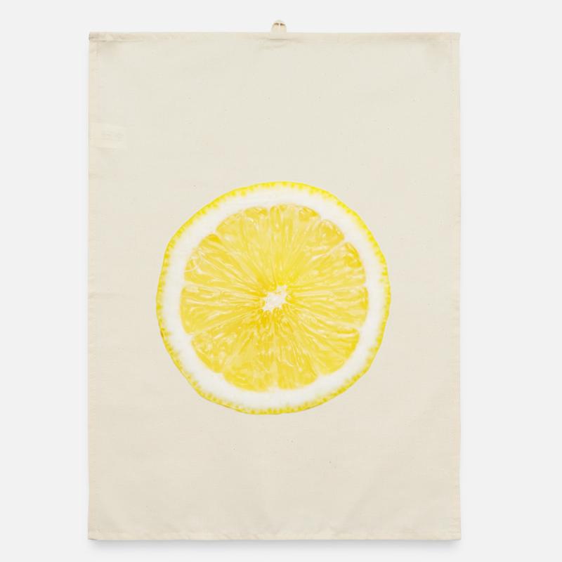 Half lemon Organic dish towel