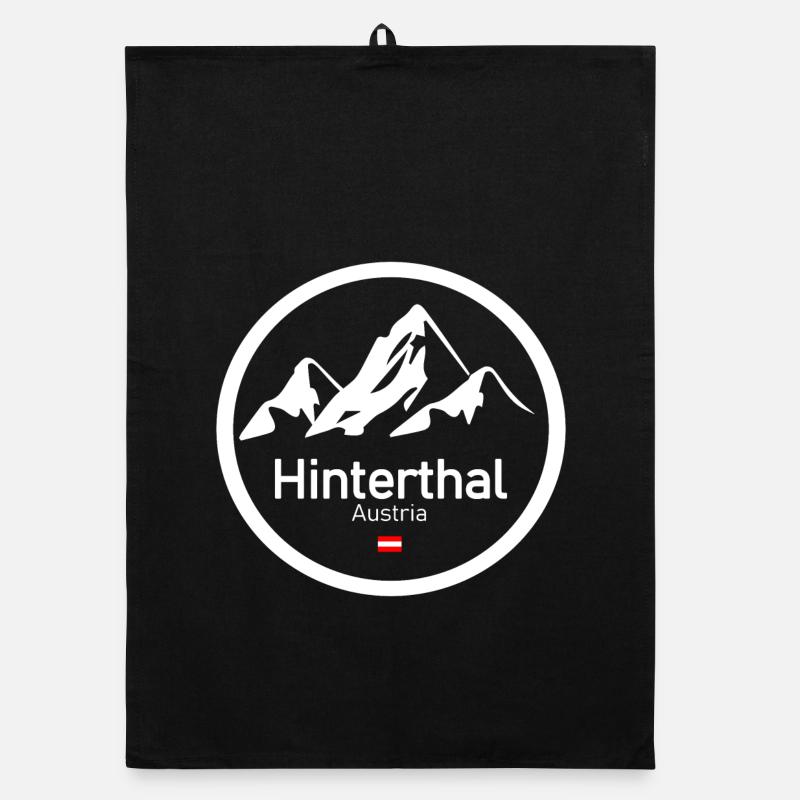 Hinterthal Alpenlogo Kreis Organic Geschirrtuch