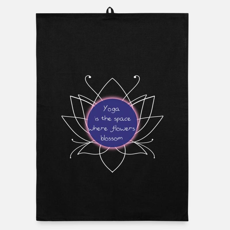 Salle de Yoga Fleur Fleur Torchon bio