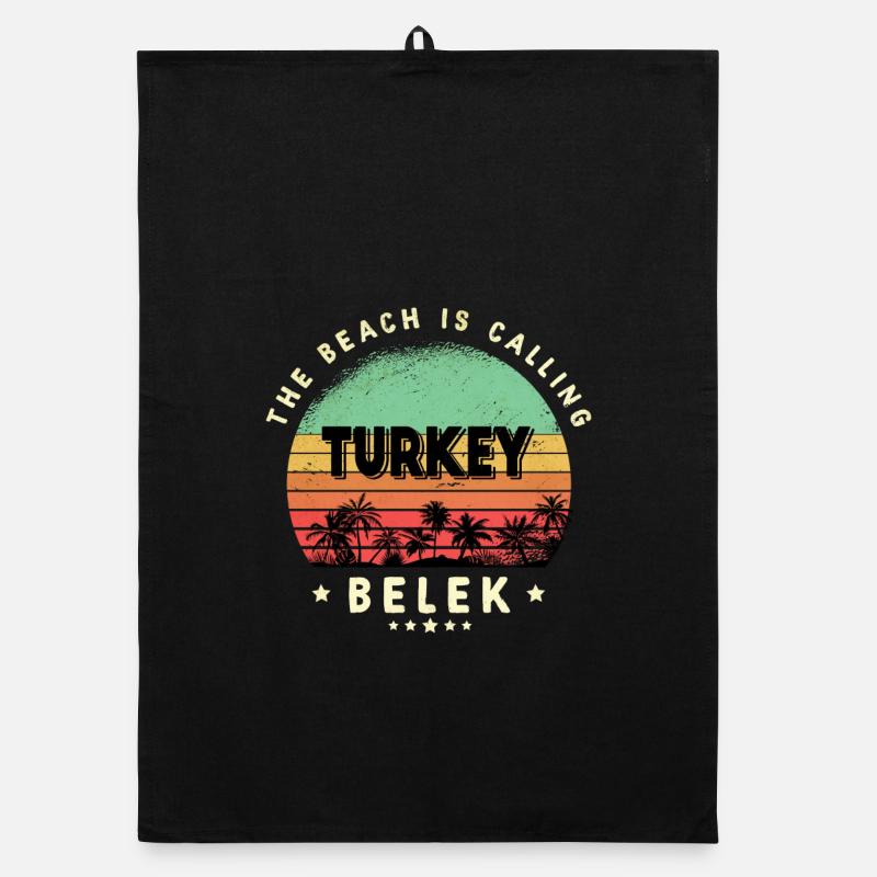 Design de plage de dinde Belek Torchon bio