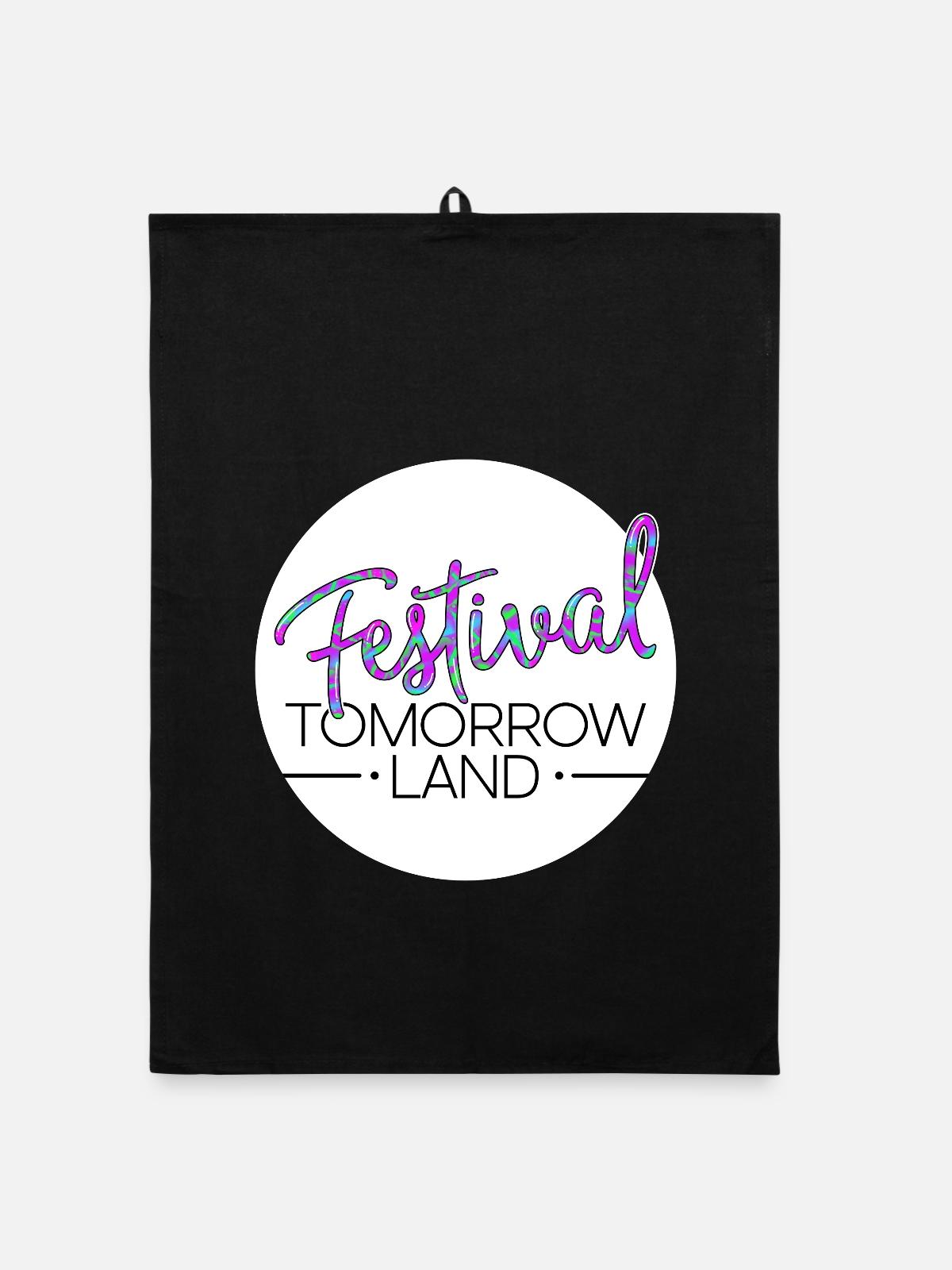 Tomorrowland Festival - Torchon bio - noir - Devant