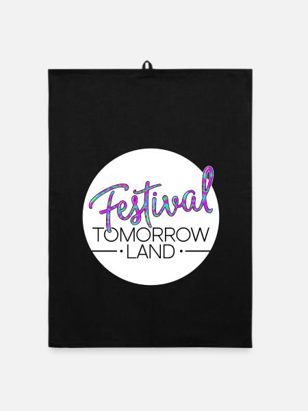 Tomorrowland Festival - Torchon bio - noir