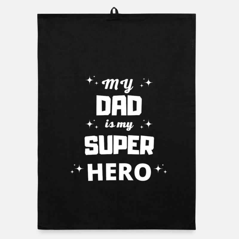 Mon papa est mon super héro Torchon bio