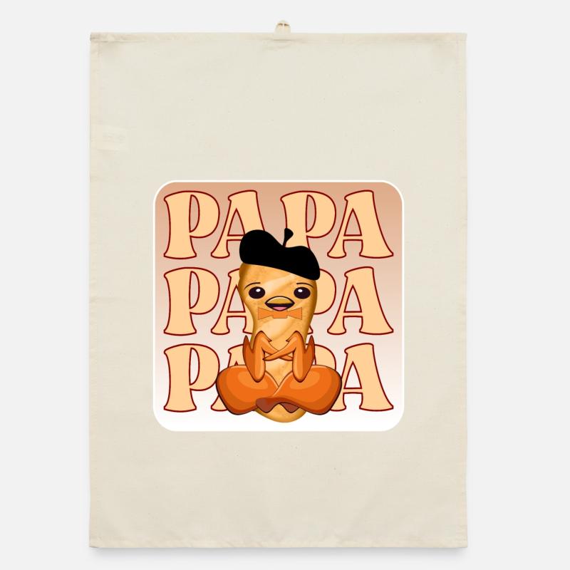 Chickens Daddy Chickens Organic dish towel