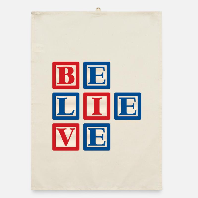 Glauben 2 Organic Geschirrtuch