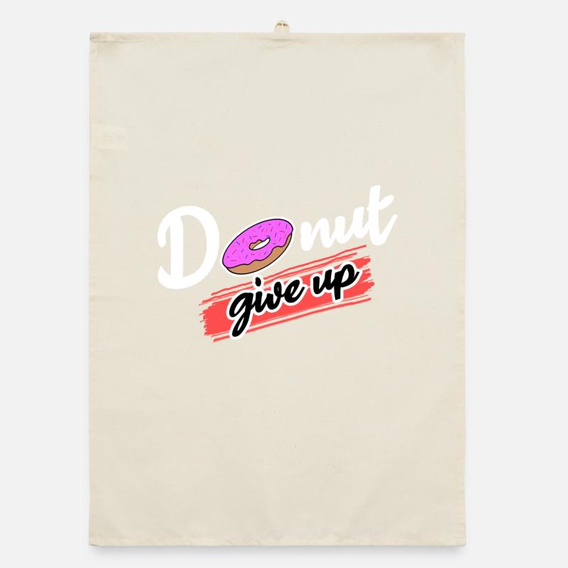 Cool Donut Statement Sweets Baking Dessert Organic dish towel