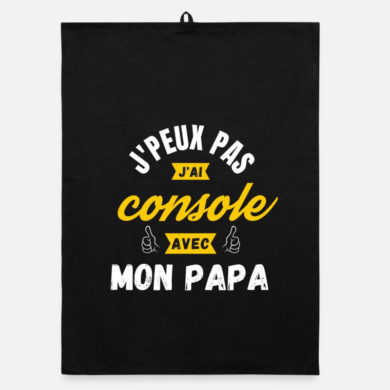 j peux pas j ai console avec mon papa Torchon bio