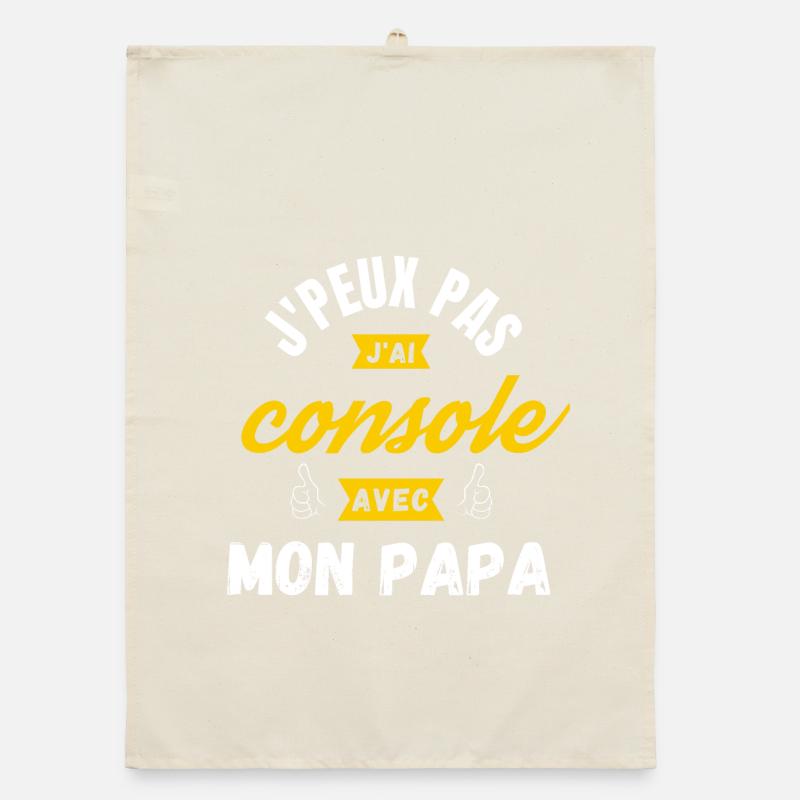 j peux pas j ai console avec mon papa Torchon bio