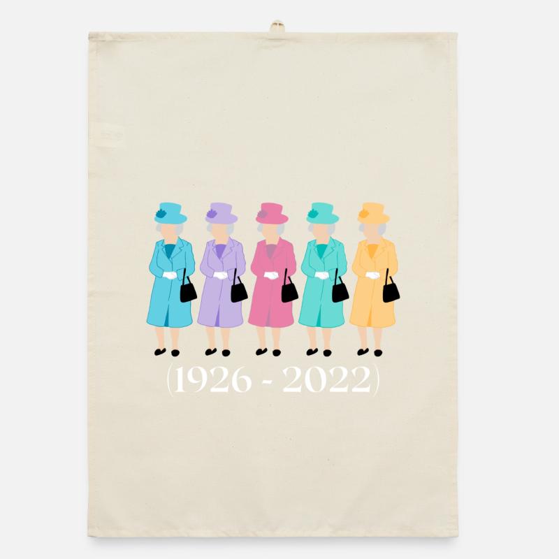 Queen Elizabeth 2 Memory Organic dish towel