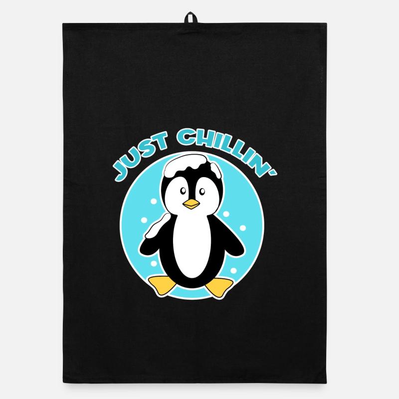 Penguin Statement Ice Cold Bird Snow Animal Organic dish towel