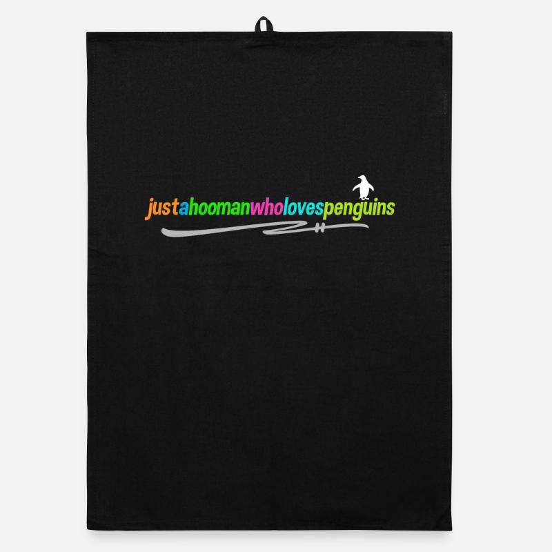 Antarktis Pinguin Statement Vogel Tier Seevogel Organic Geschirrtuch