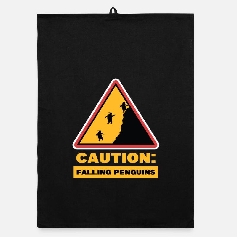 Seevogel Statement Pinguin Tier Vögel Antarktis Organic Geschirrtuch