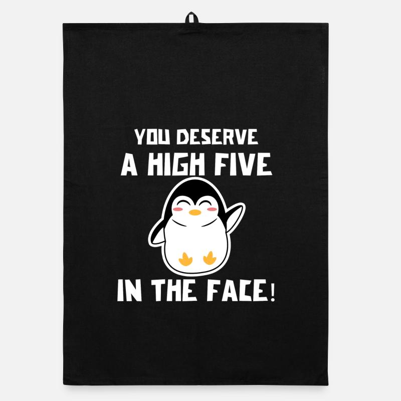 Cool Statement Tier Vogel Pinguin Antarktis Organic Geschirrtuch