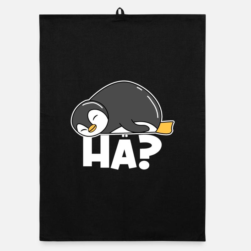 Kalt Pinguin Tier Spruch Antarktis Seevogel Organic Geschirrtuch
