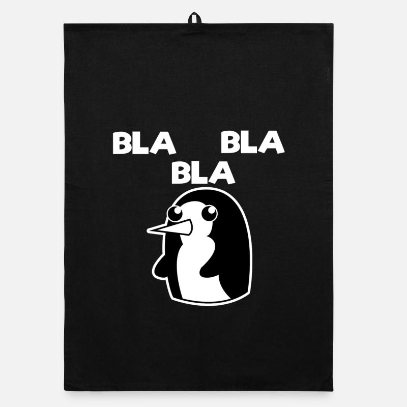 Pinguin Kalt Spruch Seevogel Tier Vogel Organic Geschirrtuch