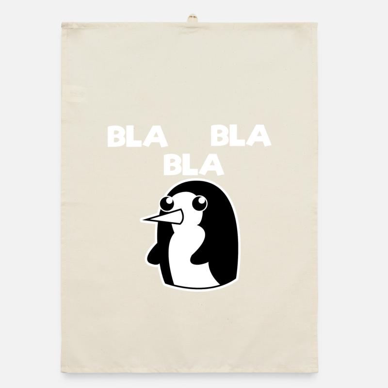 Pinguin Kalt Spruch Seevogel Tier Vogel Organic Geschirrtuch