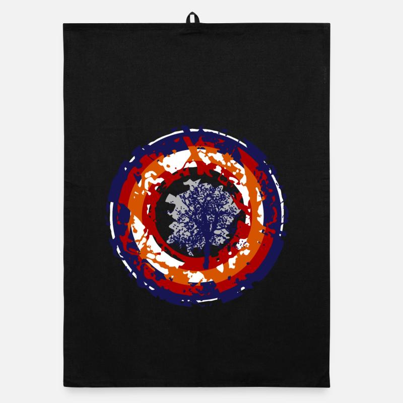 crazy bullseye Organic Geschirrtuch