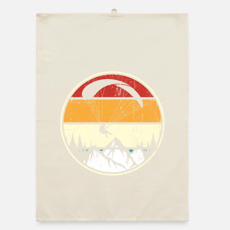 Sunset Peaks Eagle Circle Organic dish towel