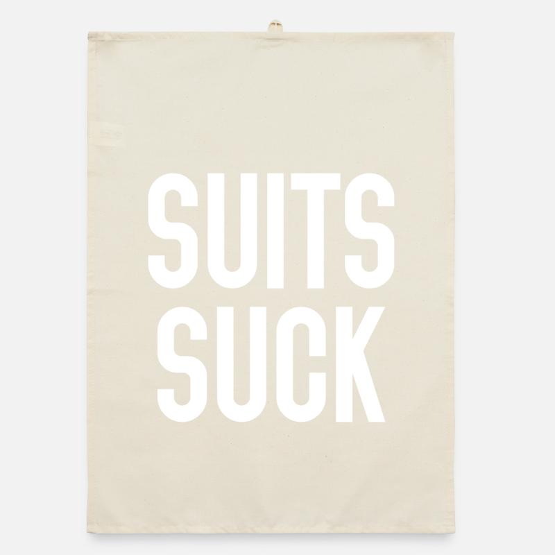 Suits Suck Organic dish towel