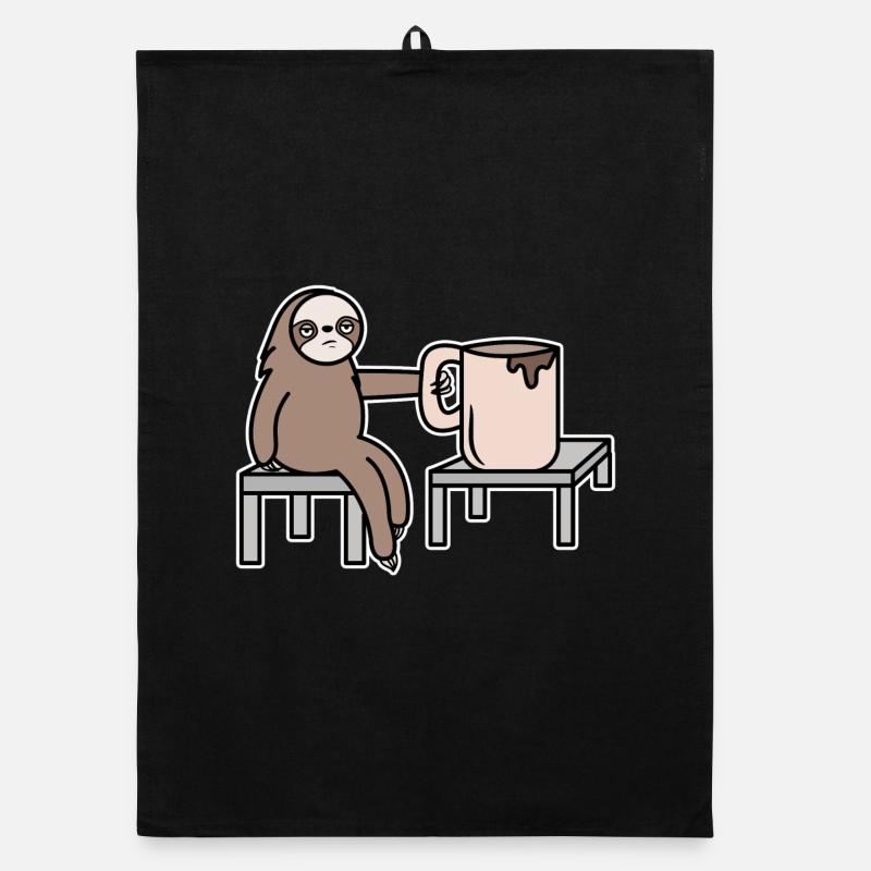 mammal late riser sloth mammal lazy Organic dish towel