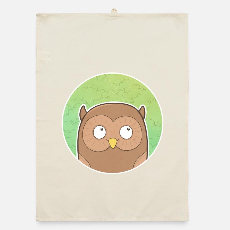 Owl Organic dish towel