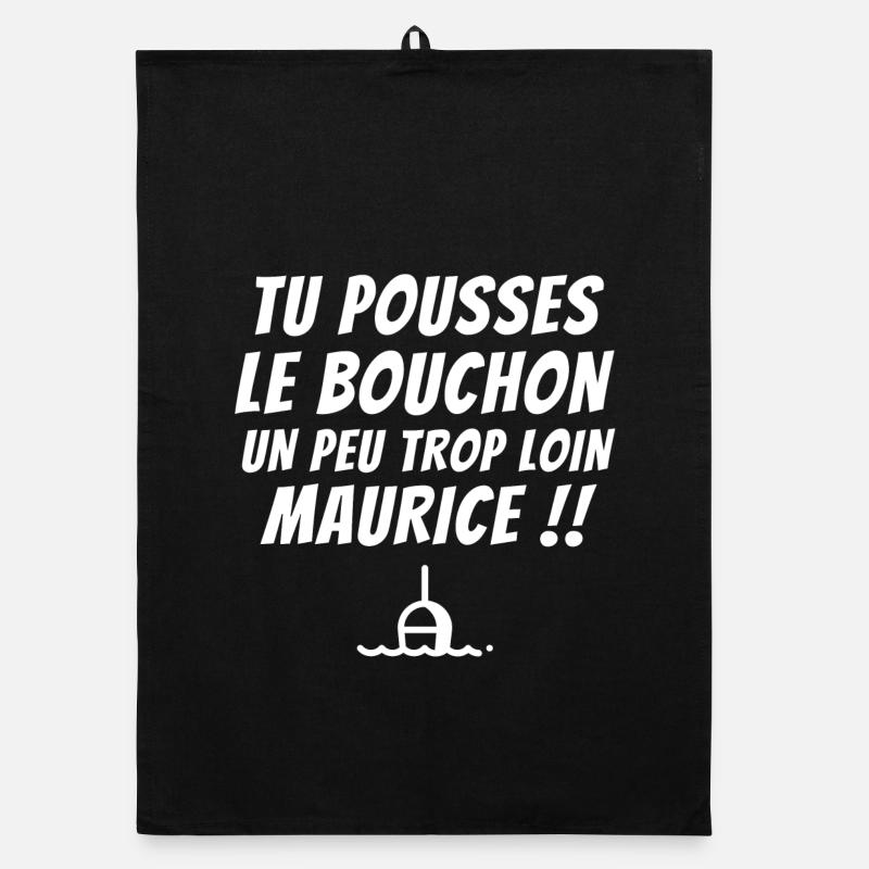 pêche, pêcheur, fan de pêche Torchon bio