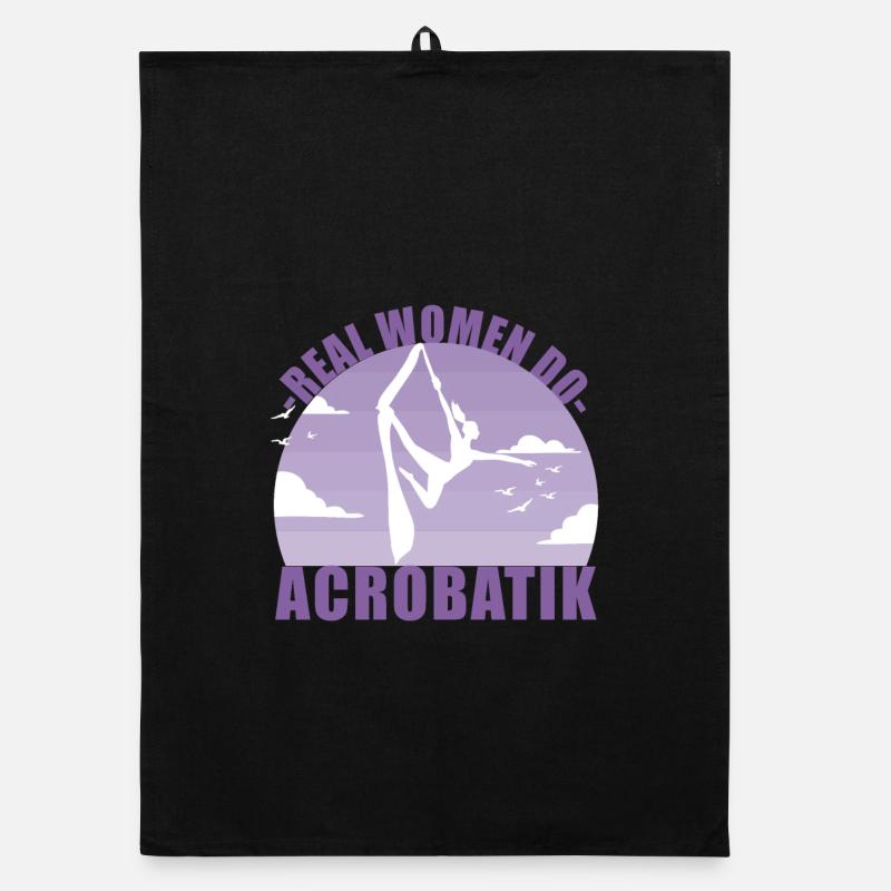 Akrobatik Luftakrobatik Acrobatik Sport Geschenk Organic Geschirrtuch