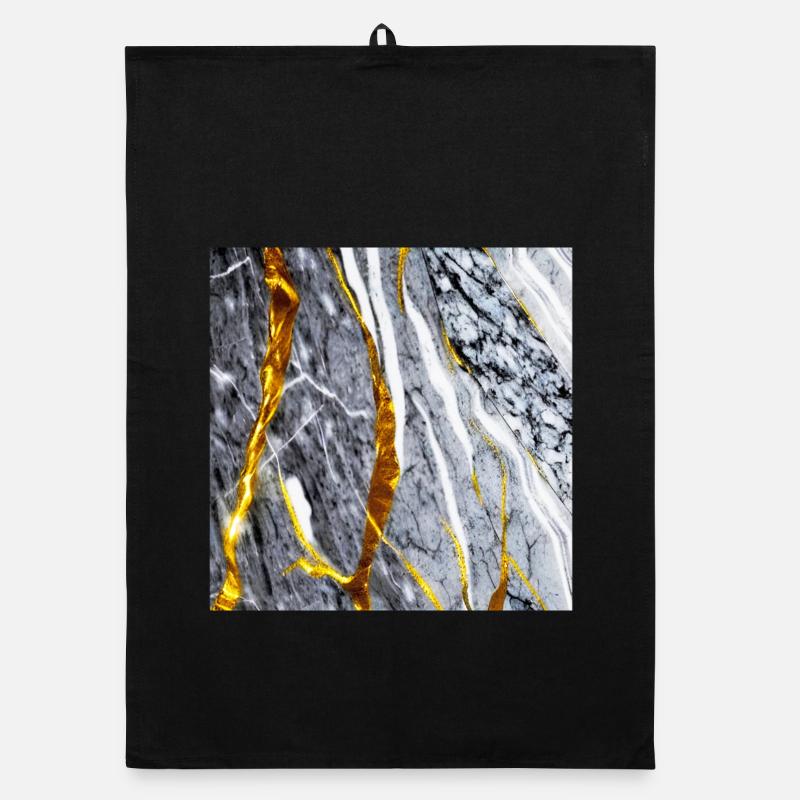Marmor Gold Textur Organic Geschirrtuch